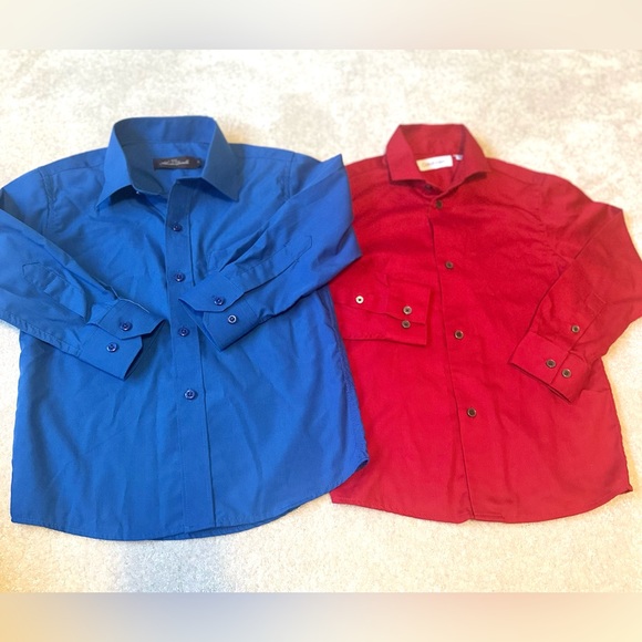 Bundle of 2 Boys Dress Shirts - Picture 5 of 7
